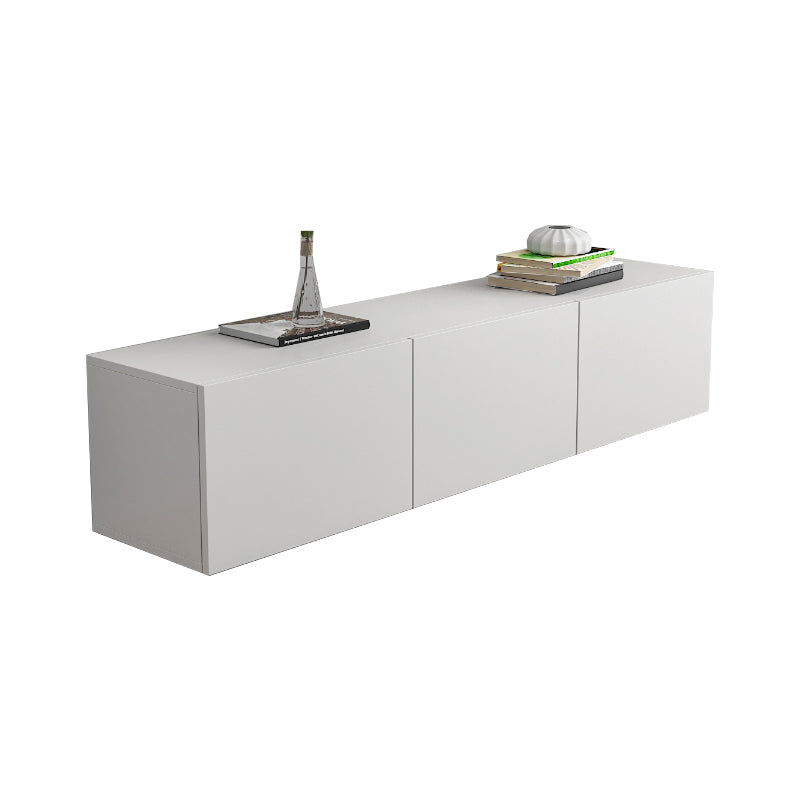 12 / 16 - Inch TV Console Faux Wood TV Console Stand With Cabinets / Drawers in White