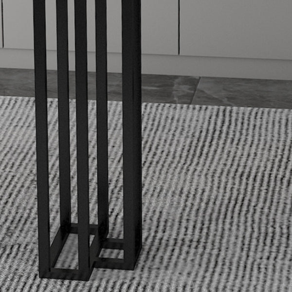 Double Pedestal Kitchen Counter Height Table Contemporary Rectangle Pub Table