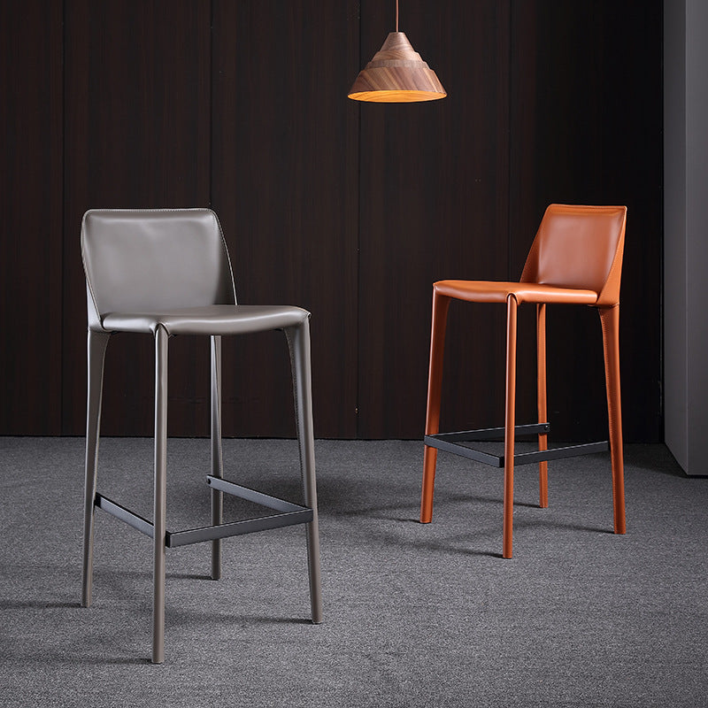 Modern Style Bar Stool Metal Counter Bar Stool with Metal Legs for Home