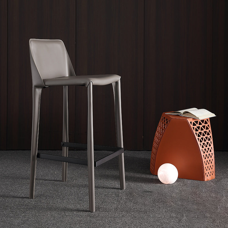 Modern Style Bar Stool Metal Counter Bar Stool with Metal Legs for Home