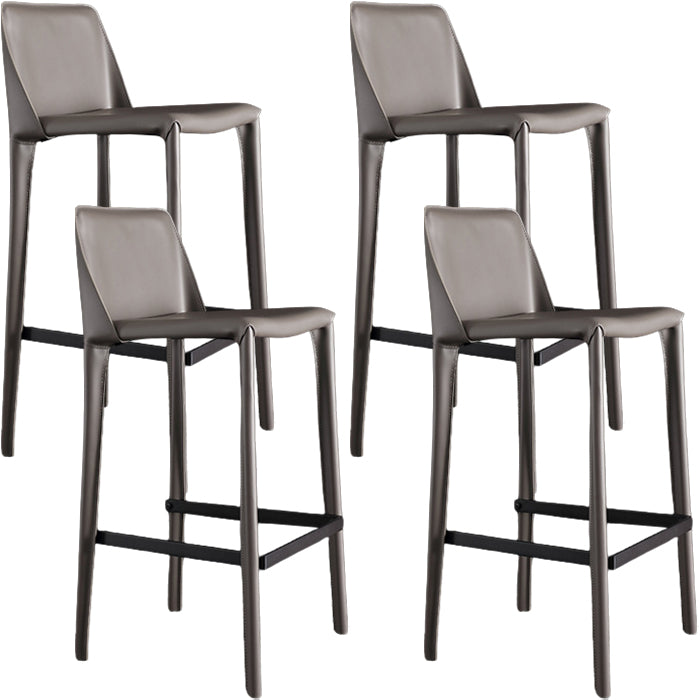Modern Style Bar Stool Metal Counter Bar Stool with Metal Legs for Home