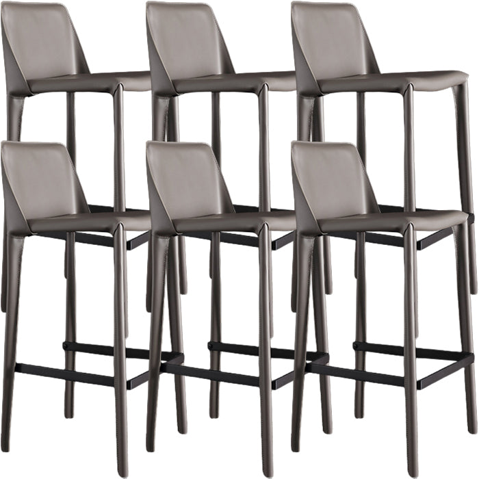 Modern Style Bar Stool Metal Counter Bar Stool with Metal Legs for Home