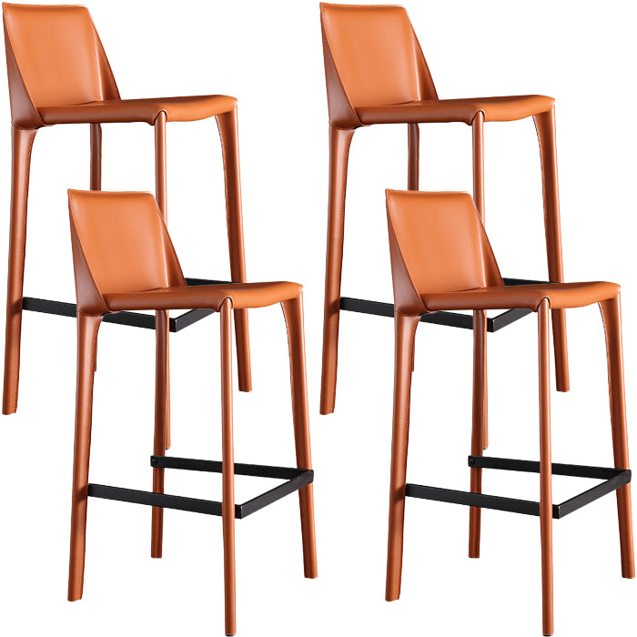 Modern Style Bar Stool Metal Counter Bar Stool with Metal Legs for Home