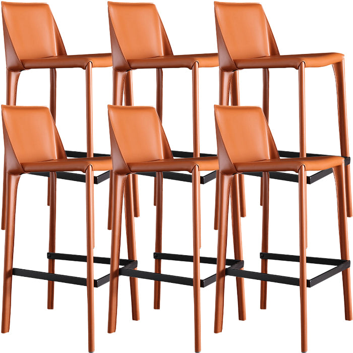 Modern Style Bar Stool Metal Counter Bar Stool with Metal Legs for Home