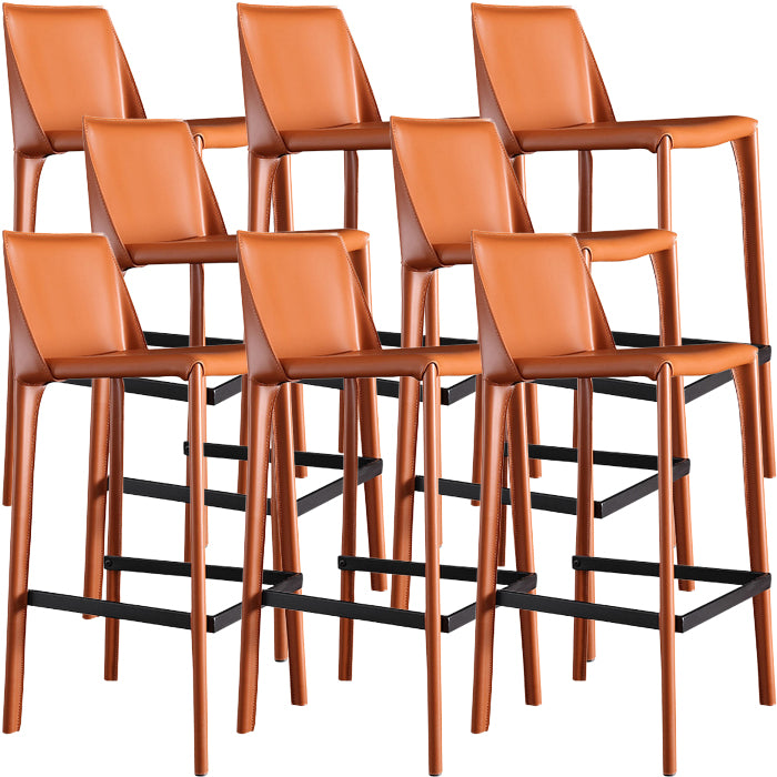 Modern Style Bar Stool Metal Counter Bar Stool with Metal Legs for Home