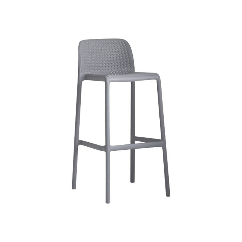 Modern Style Bar-stool Plastic Counter Bar Stool with Plastic Legs for Restaurant