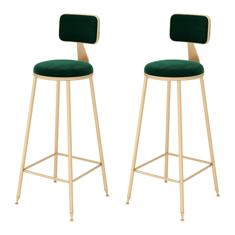 1/2/5 Pieces Modern Iron Bar Table Set Rectangle Engineered Wood Bistro Set with Footrest