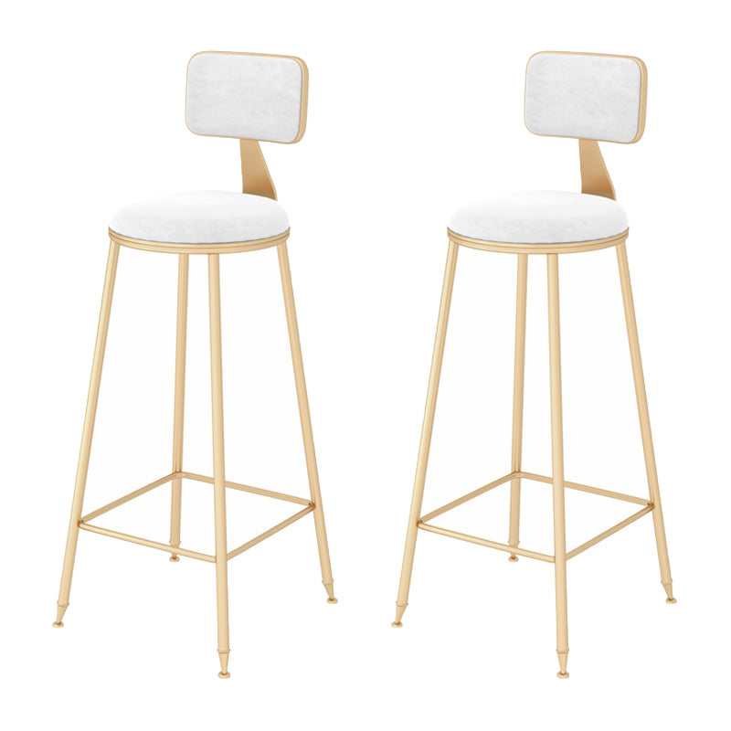 1/2/5 Pieces Modern Iron Bar Table Set Rectangle Engineered Wood Bistro Set with Footrest