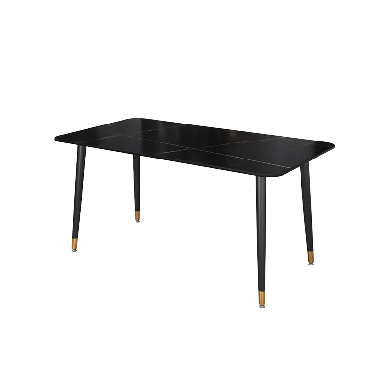 Modern Rectangle Dining Set 1/2/5/7 Pieces Restaurant Dining Table with Chairs