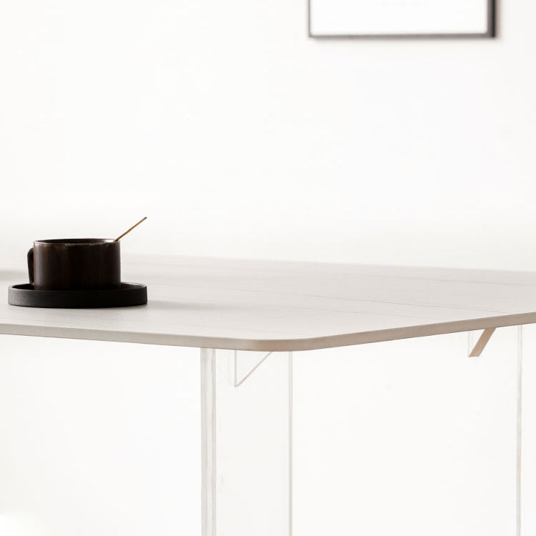 Designer Style Acrylic Dining Set 1/4/5 Pieces Home Table Dining Room Set