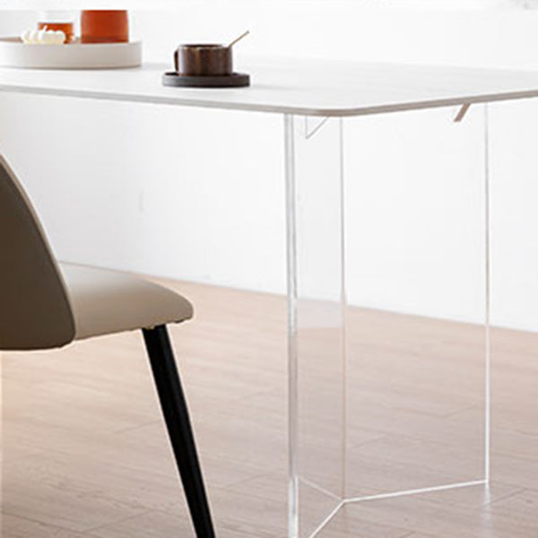 Designer Style Acrylic Dining Set 1/4/5 Pieces Home Table Dining Room Set