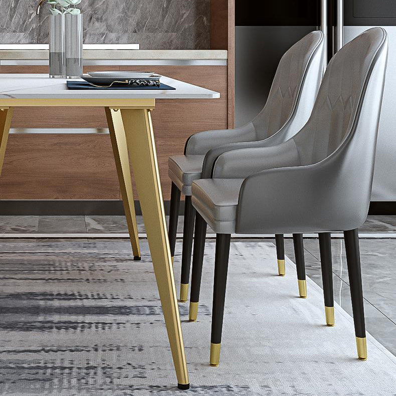 Glam Dining Table Set 1/2/5/6/7 Pieces Sintered Stone Dining Set