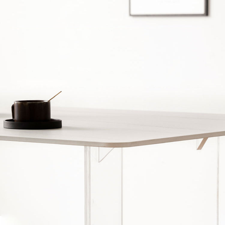 Designer Home Table and Chairs 1/4/5 Pieces Acrylic Dining Room Set