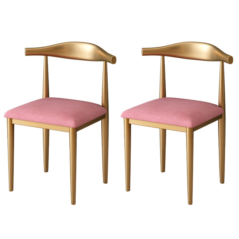 Glam White and Gold Dinette Set 1/2/5/7 Pieces Rectangle Stone Dining Table Set