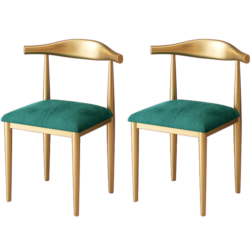 Glam White and Gold Dinette Set 1/2/5/7 Pieces Rectangle Stone Dining Table Set