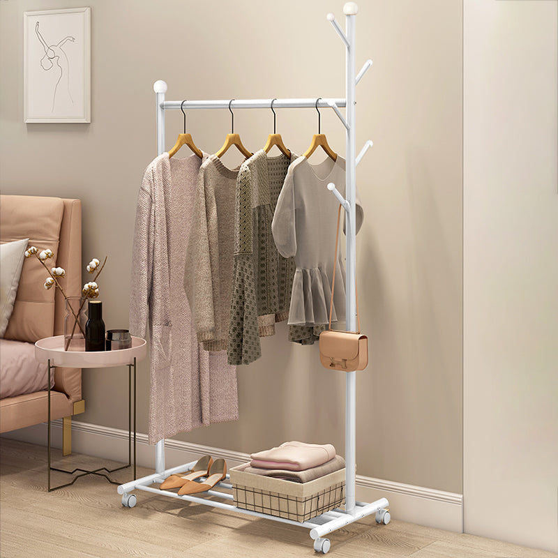 Contemporary Style Wardrobe 1-Teir Metal Wardrobe Closet for Bedroom