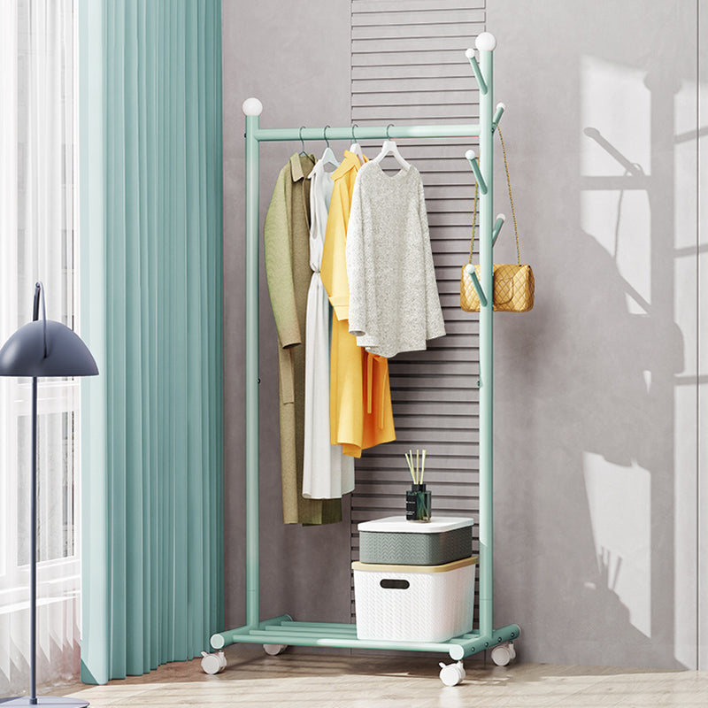 Contemporary Style Wardrobe 1-Teir Metal Wardrobe Closet for Bedroom