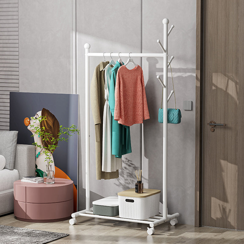Contemporary Style Wardrobe 1-Teir Metal Wardrobe Closet for Bedroom