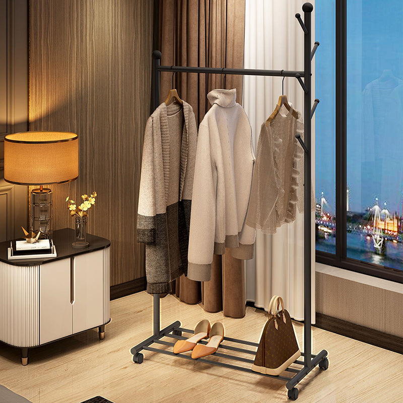 Contemporary Style Wardrobe 1-Teir Metal Wardrobe Closet for Bedroom