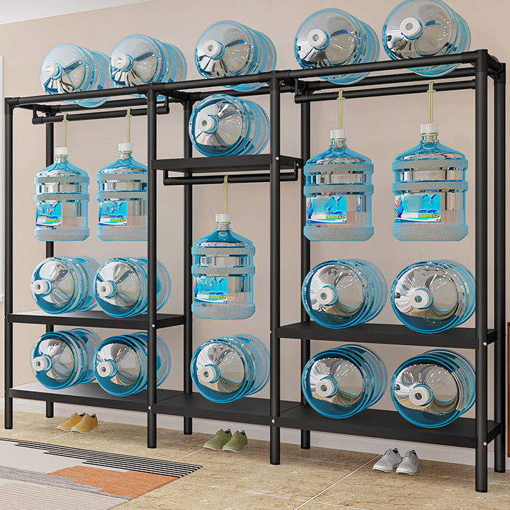 Steel Frame Wardrobe Armoire Contemporary Style Wardrobe Cabinet for Home