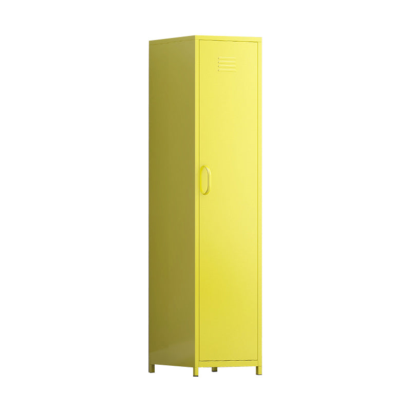 Contemporary Style Wardrobe Cabinet Steel Wardrobe Cabinet with Clothing Rod