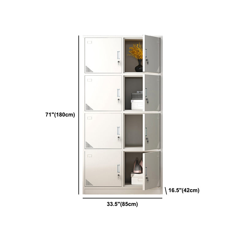 Contemporary Storage Cabinet Hinged Wardrobe Cabinet for Home