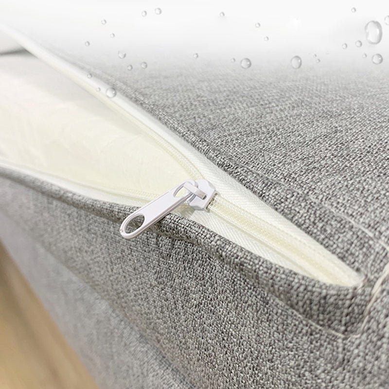 Cotton Blend Slipcovered Convertible Contemporary Bed Sofa Couch