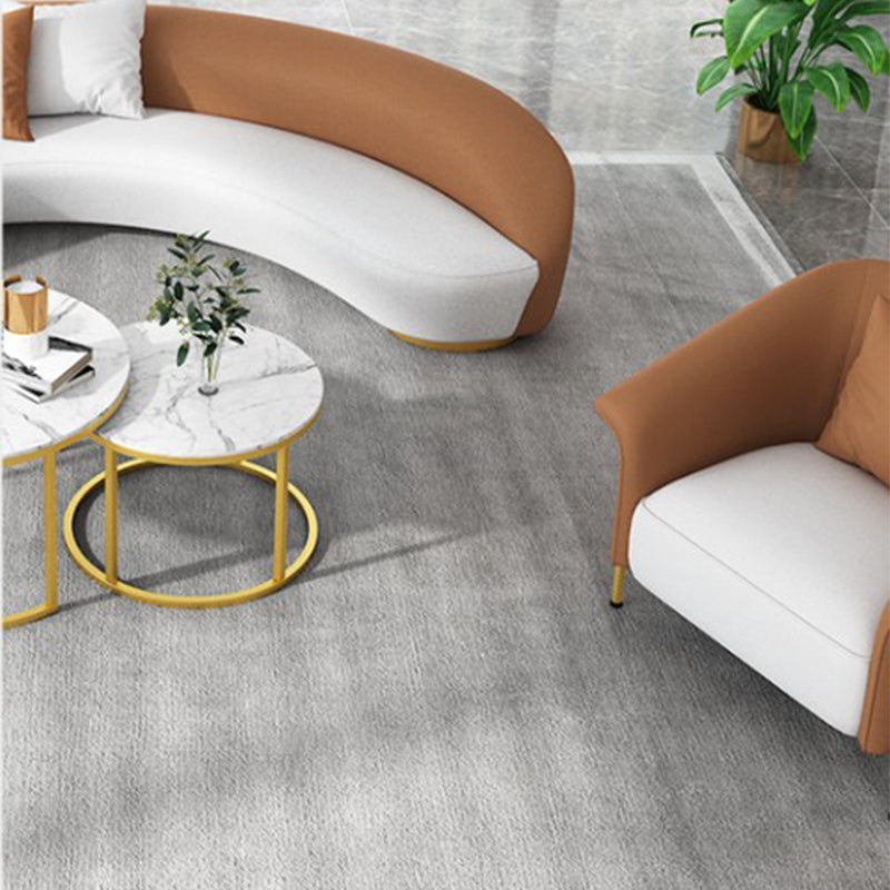 Contemporary Curved Sofa Armless Sofa for Living Room, Apartment