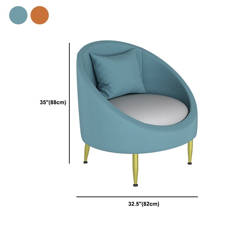 Contemporary Curved Sofa Armless Sofa for Living Room, Apartment