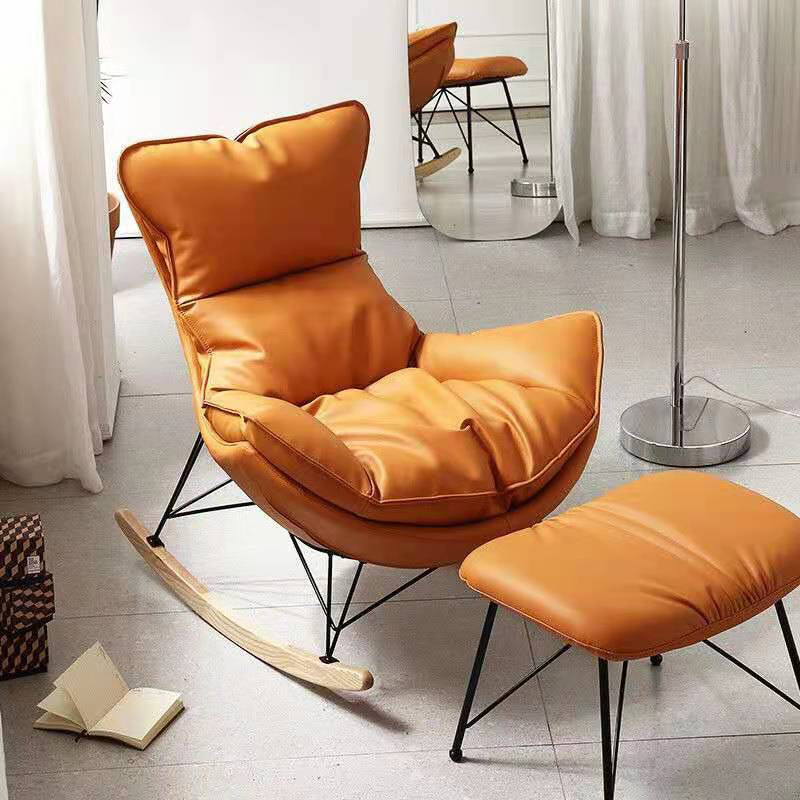 Sewn Pillow Back Armless Chair for Apartment 26.77" L X 37.4" W X 34.65" H