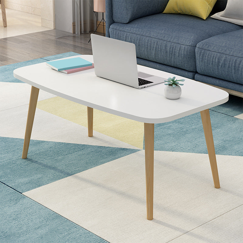 Modern Style Manufactured Wood Cocktail Table 4 Legs Coffee Table