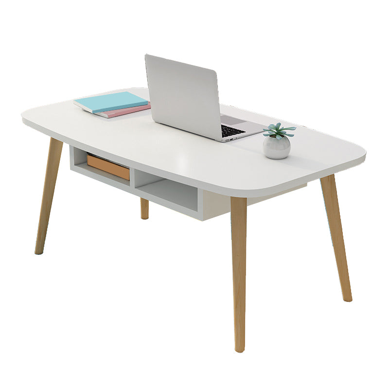 Modern Style Manufactured Wood Cocktail Table 4 Legs Coffee Table