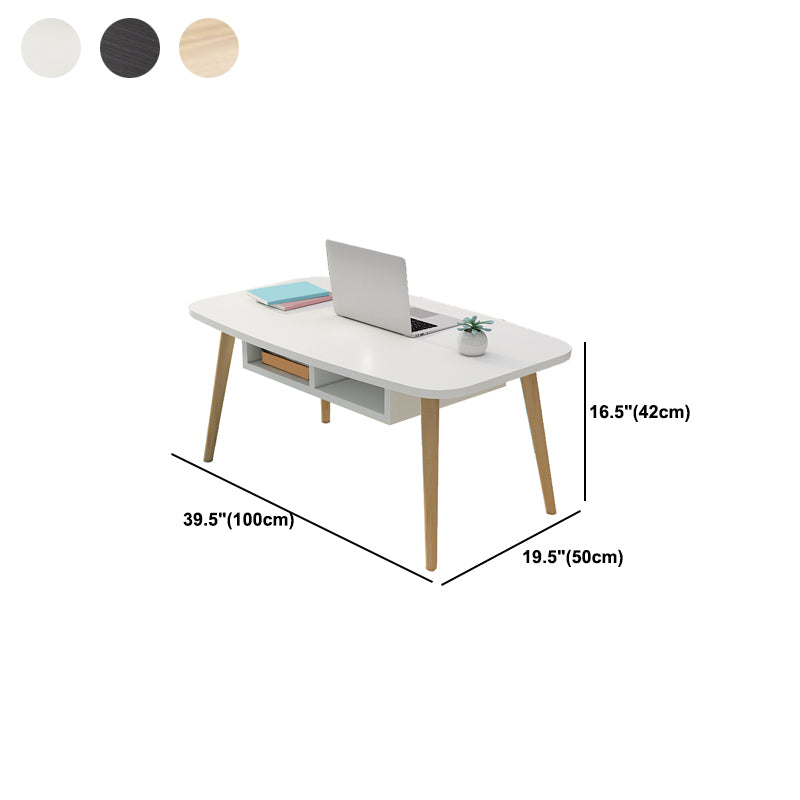 Modern Style Manufactured Wood Cocktail Table 4 Legs Coffee Table