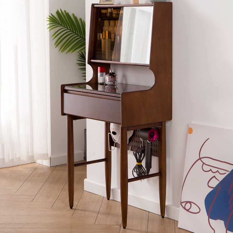Mirrored Glass Drawers Make-up Vanity with Storage for Bedroom