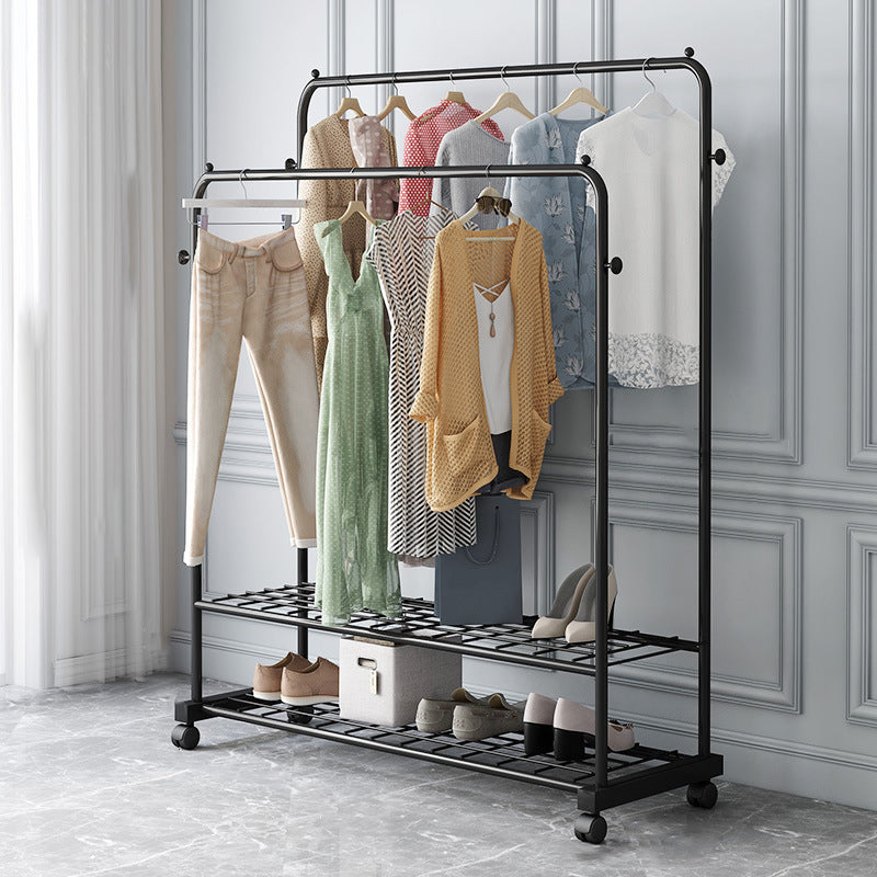 Contemporary Style Wardrobe Metal Bedroom Wardrobe Closet With Shelf