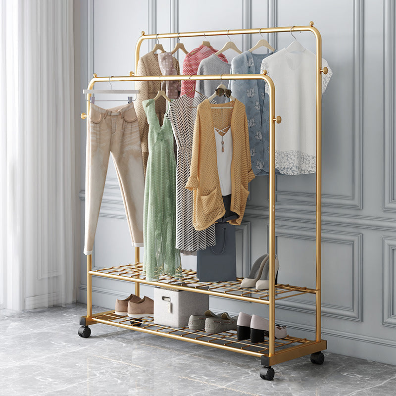 Contemporary Style Wardrobe Metal Bedroom Wardrobe Closet With Shelf