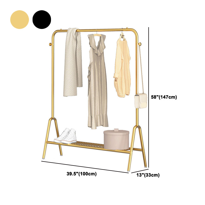 Contemporary Style Wardrobe Metal Bedroom Wardrobe Closet With Shelf