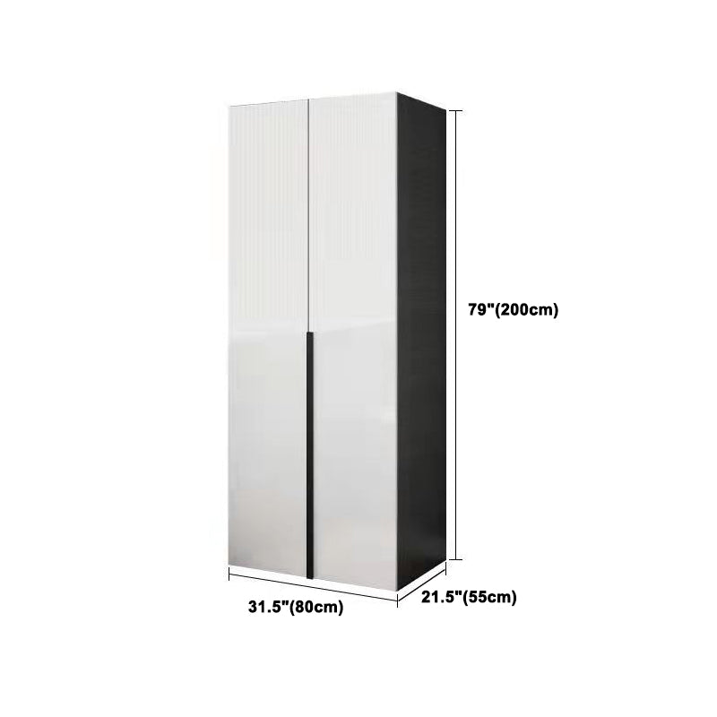 Modern Storage Cabinet Engineered Wood Wardrobe Armoire for Bedroom