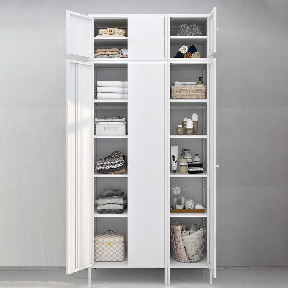 Contemporary Style Wardrobe Metal Bedroom Wardrobe Closet With Legs