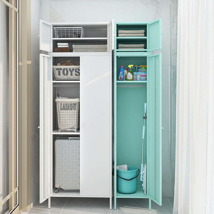 Contemporary Style Wardrobe Metal Bedroom Wardrobe Closet With Legs