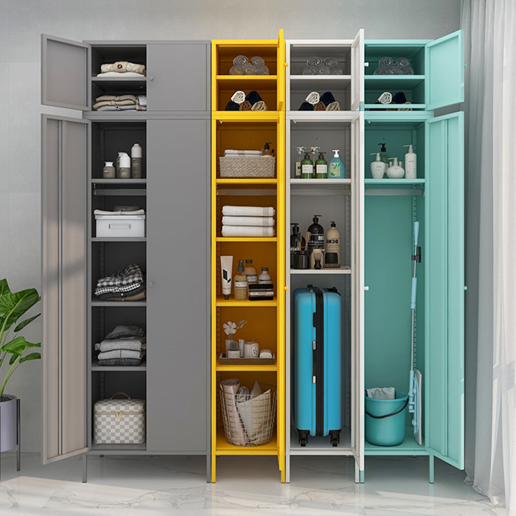Contemporary Style Wardrobe Metal Bedroom Wardrobe Closet With Legs