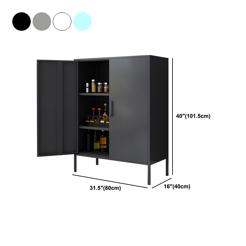 Contemporary Style Wardrobe Metal Bedroom Wardrobe Closet With Legs