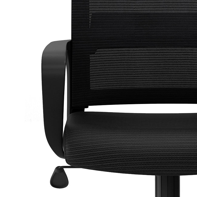 Modern Style Office Chair Fixed Arms No Distressing Desk Chair