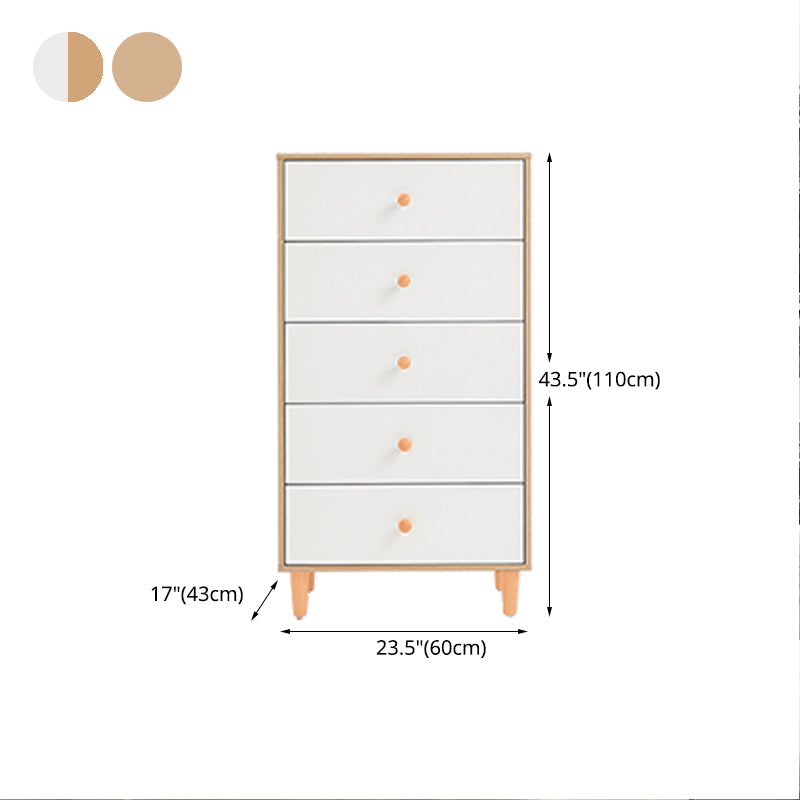 3 / 4 / 5 Drawers Vertical Lingerie Chest Bedroom Wooden Storage Chest