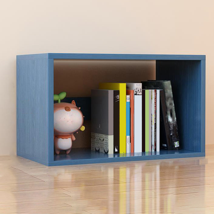 11"H Modern Style Bookcase Wood Open Back Bookshelf for Home Office
