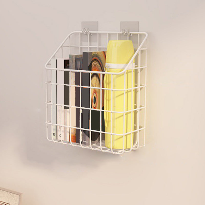 Modern Metal Floating Bookcase 6-inch Wide Wall Mounted Book Shelf