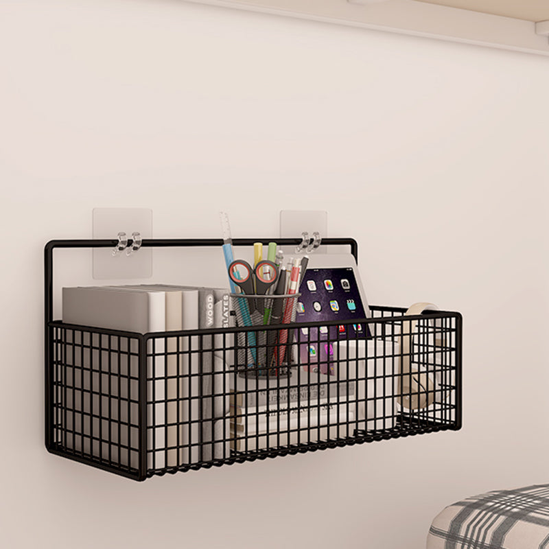 Modern Metal Floating Bookcase 6-inch Wide Wall Mounted Book Shelf