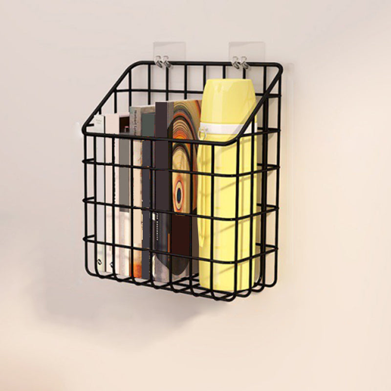 Modern Metal Floating Bookcase 6-inch Wide Wall Mounted Book Shelf