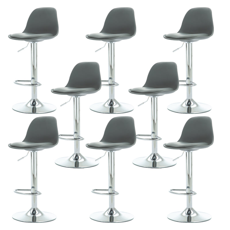 Contemporary Liftable Bar Stool Metal Counter Bar Stool with Metal Legs