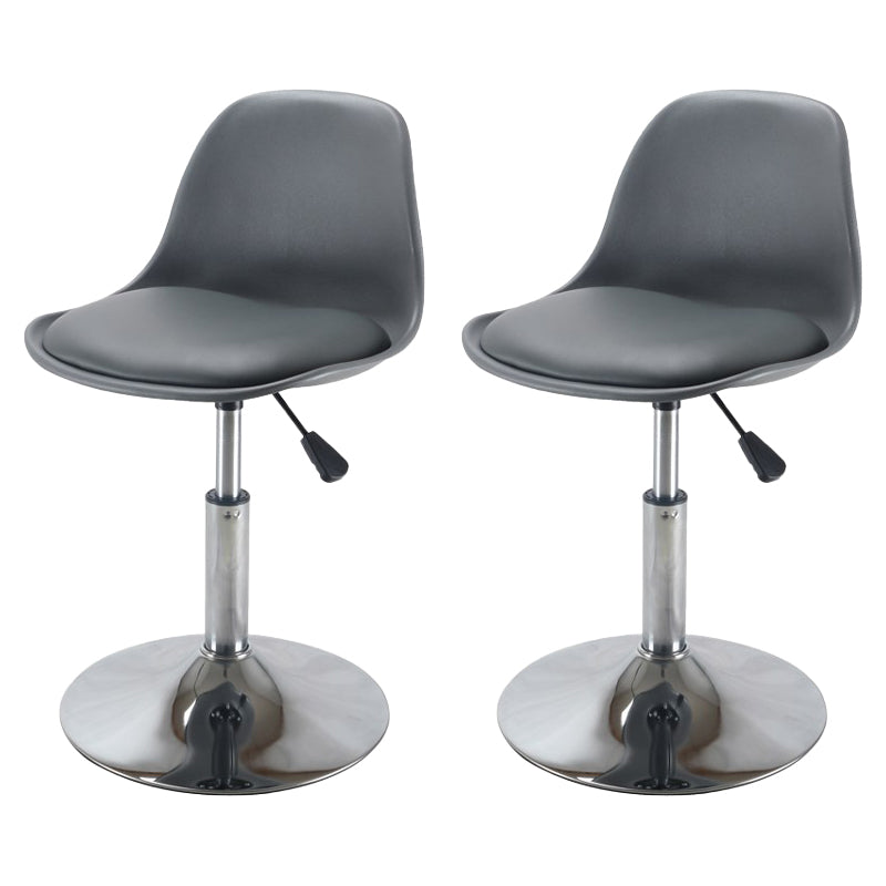 Contemporary Liftable Bar Stool Metal Counter Bar Stool with Metal Legs